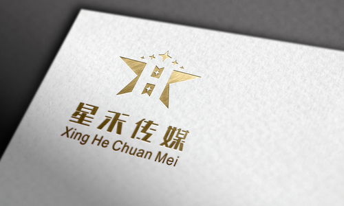 logo 星禾传媒 广告策划设计装修 logo